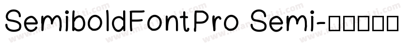 SemiboldFontPro Semi字体转换